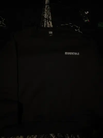 Polerón negro Essentials para hombre - miniatura 1