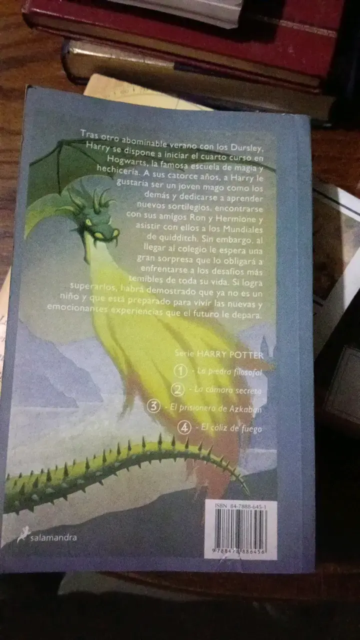 Libro Harry Potter y el Cáliz de Fuego de J.K. Rowling - 2