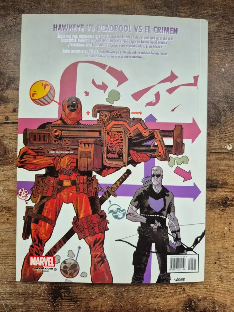 Cómic Hawkeye vs Deadpool Marvel - 2