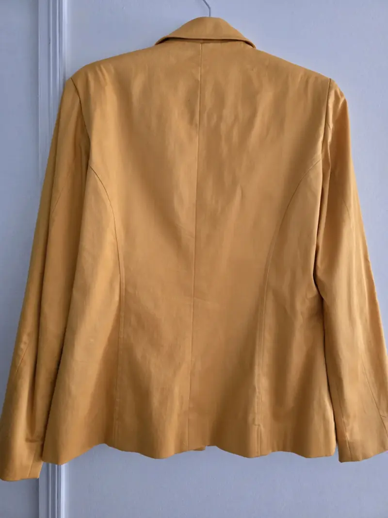 Blazer amarillo para mujer Apology talla 38 - 3