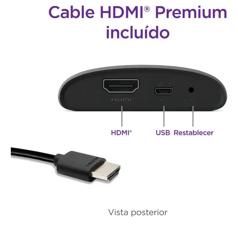 Roku Express Streaming HD con Control Remoto - 2