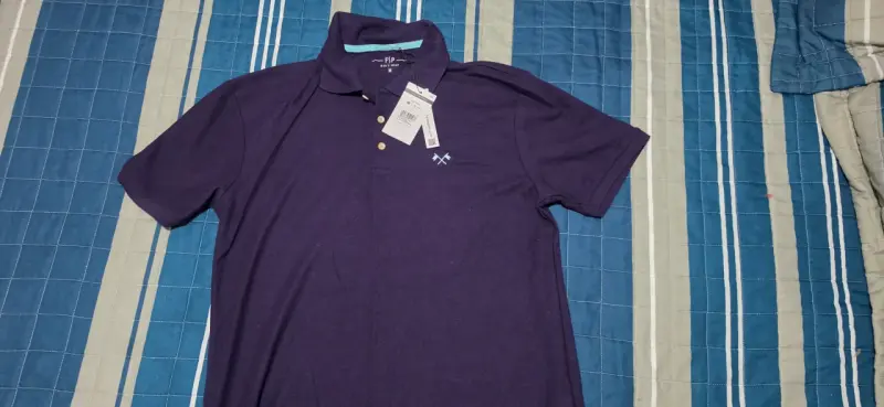 Polera Polo Hombre Morada FSP Talla M