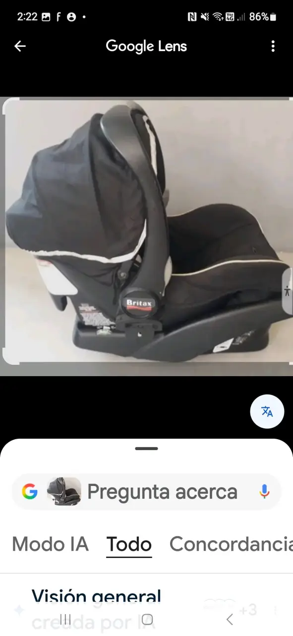 Silla de Auto para Bebé Britax Negra - 3