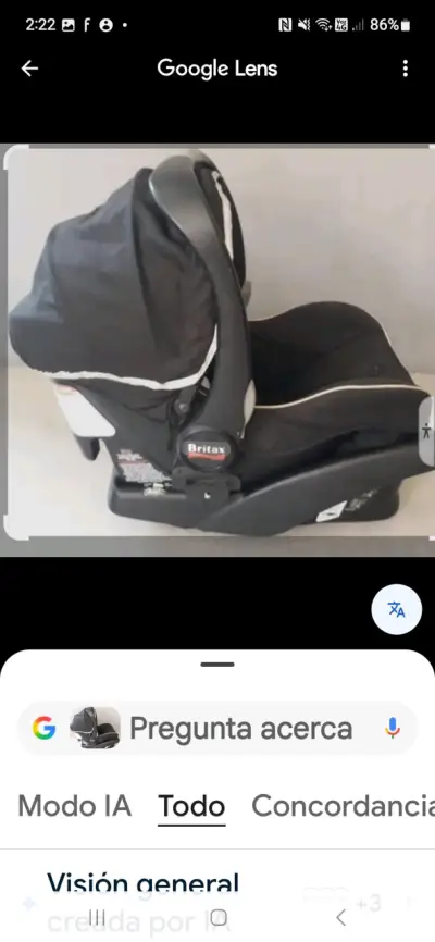 Silla de Auto para Bebé Britax Negra - miniatura 3