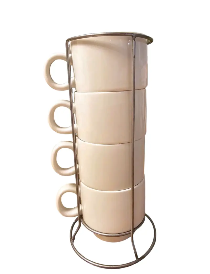 Set de Tazas de café Apilables, NUEVO - 2