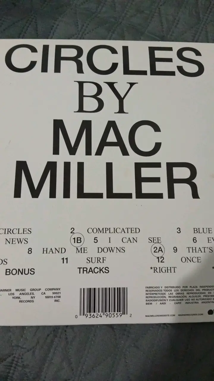 Vinilo Circles de Mac Miller en buen estado - 3