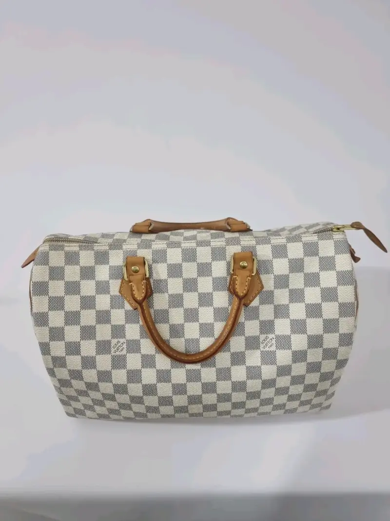 clásico bolso Louis Vuitton Speedy en lona Damier - 4