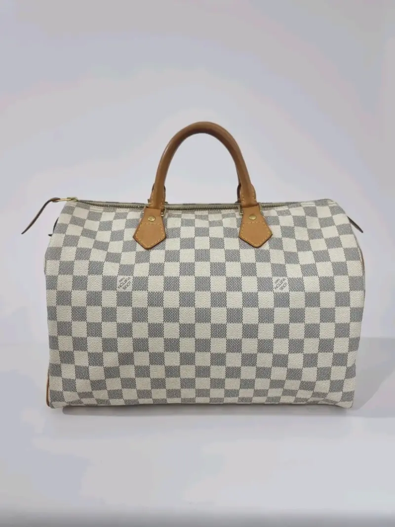 clásico bolso Louis Vuitton Speedy en lona Damier - 6