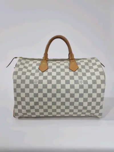 clásico bolso Louis Vuitton Speedy en lona Damier - miniatura 6