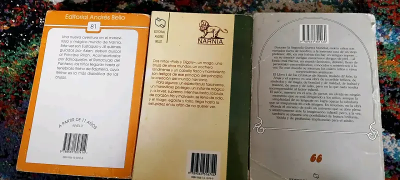 Colección de libros Las Crónicas de Narnia de C.S. Lewis - 2