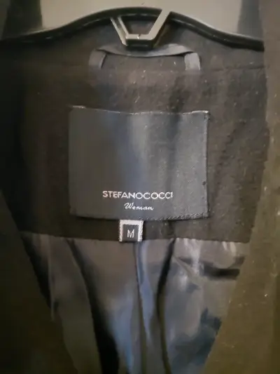 Abrigo negro mujer Stefano Cocci - miniatura 2