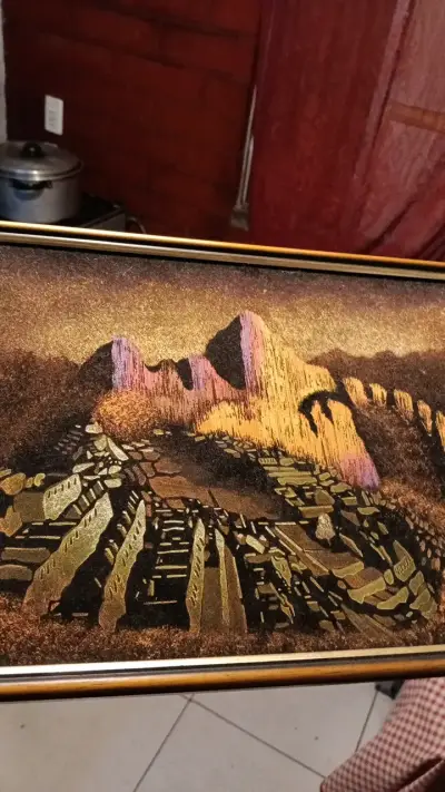 Cuadro decorativo de paisaje enmarcado - miniatura 1