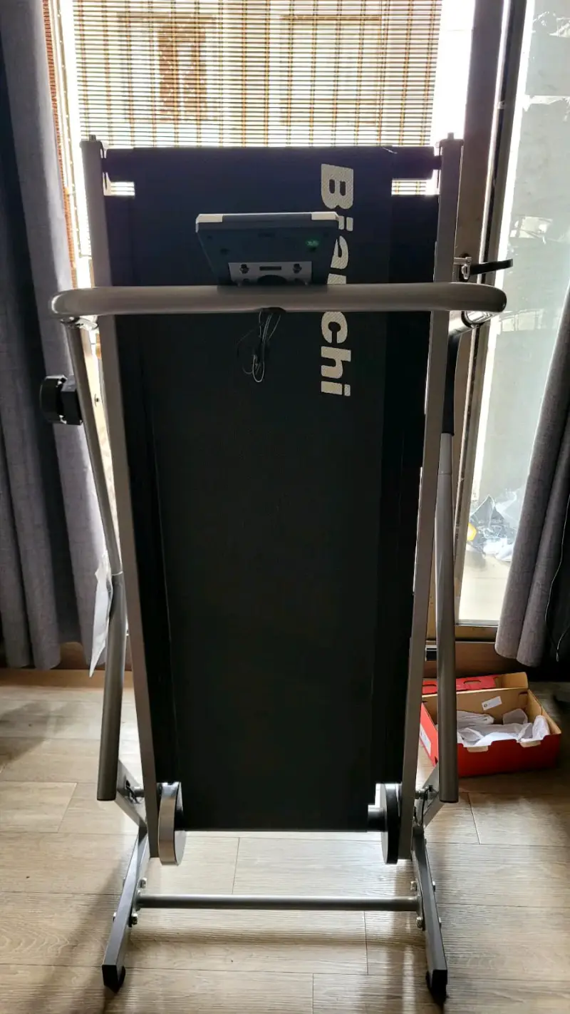 Caminadora mecánica plegable Bianchi con monitor - 3