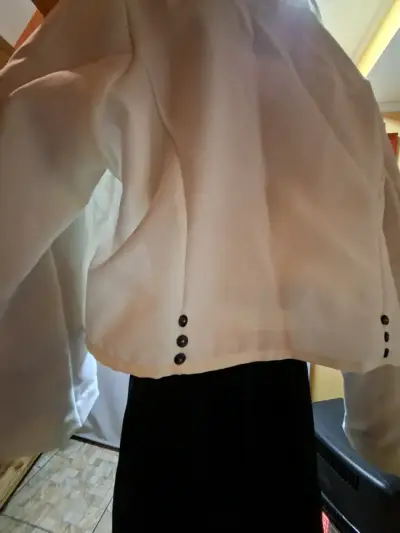 Traje típico chileno para hombre con chaqueta blanca - miniatura 2