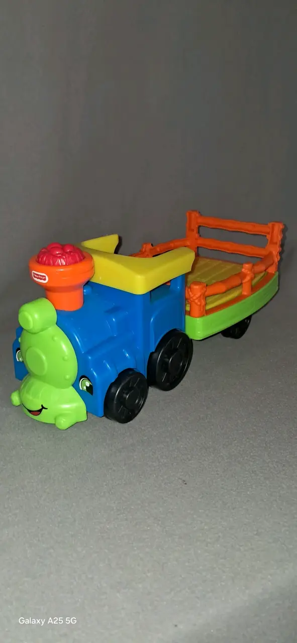 Tren de juguete Fisher-Price colorido - 1