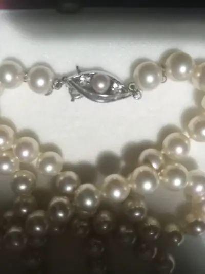 Collar con perlas majorica original - miniatura 1