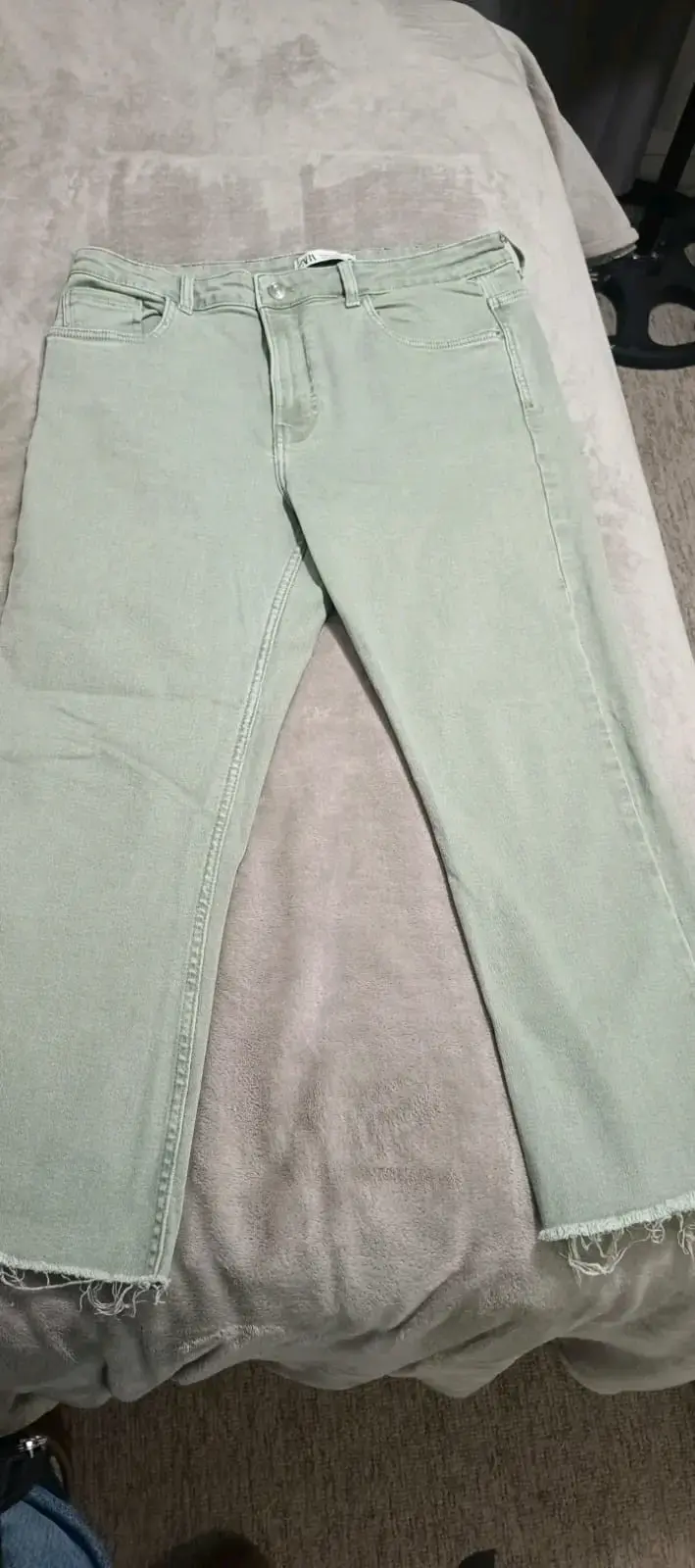 Jeans verdes Zara mujer 44 - 1