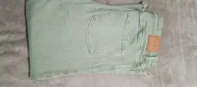 Jeans verdes Zara mujer 44 - miniatura 3