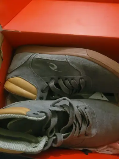 Zapatillas Rip Curl grises de gamuza - miniatura 1