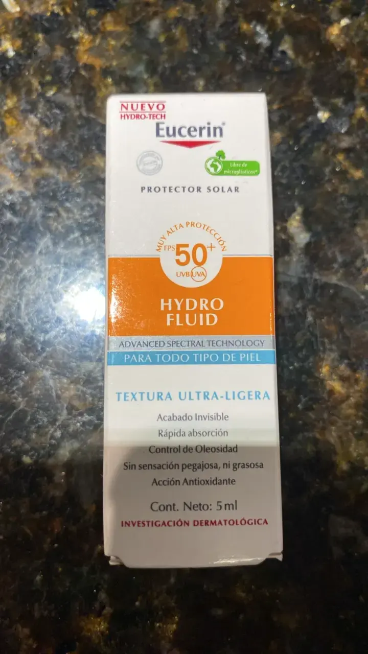 Protector Solar Eucerin FPS 50+ Hydro Fluid 5ml