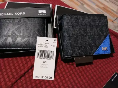Billetera Michael Kors Slim Billfold Negra - miniatura 1