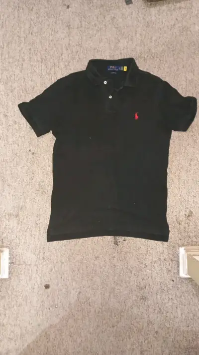 Polera Polo Negra Ralph Lauren talla m - miniatura 3