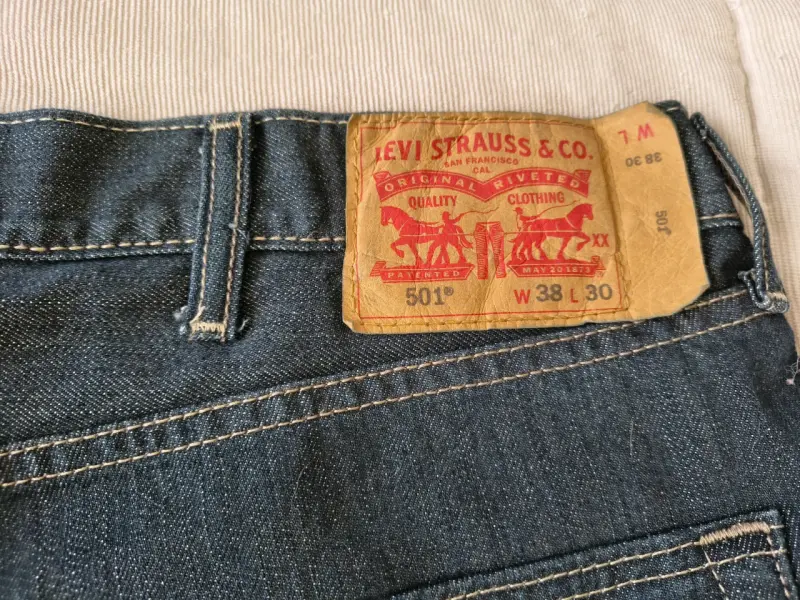 Jeans Levi's 501 Original Azul Oscuro - 1