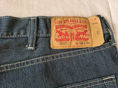Jeans Levi's 501 Original Azul Oscuro - miniatura 1