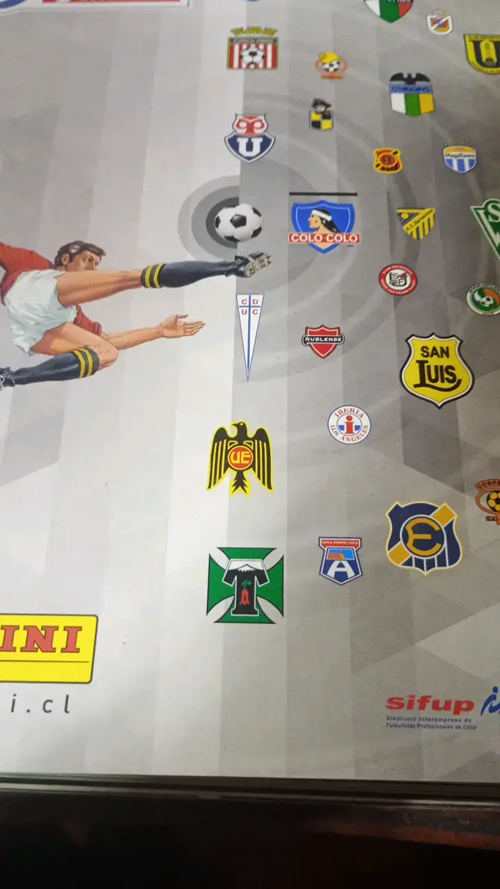 Álbum de fútbol Panini Chile 2018 - 1