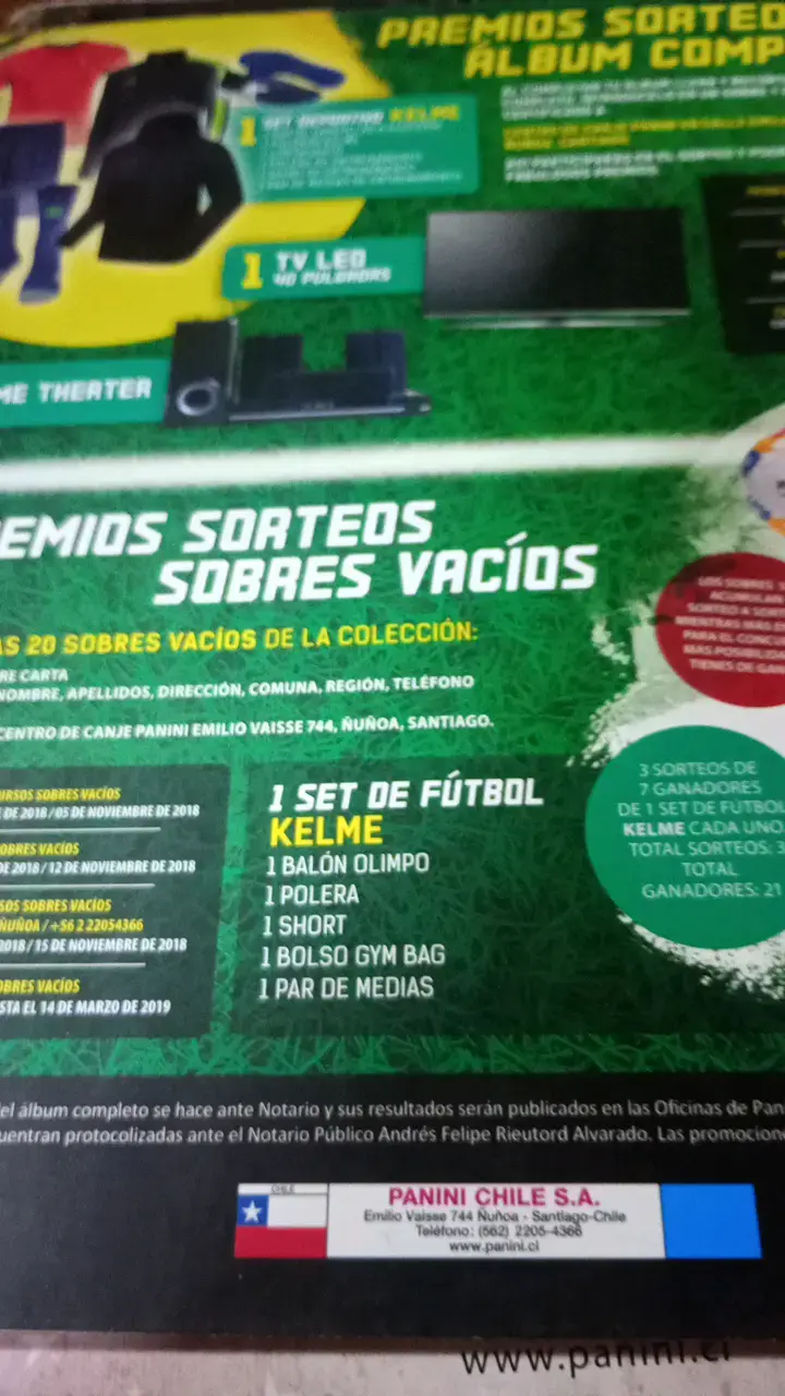 Álbum de fútbol Campeonato Scotiabank 2019 - 2