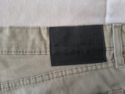 Pantalones Levi's Denizen 231 Athletic Beige - miniatura 5