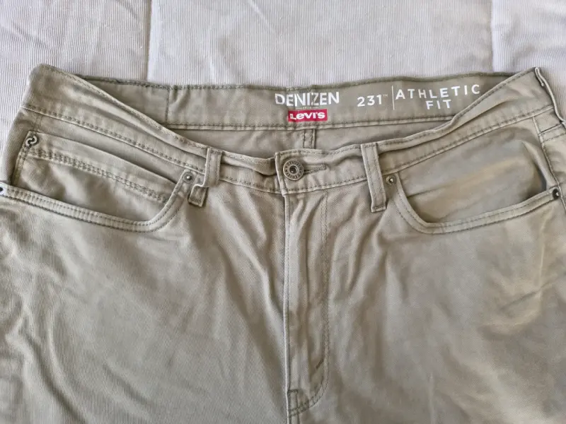 Pantalones Levi's Denizen 231 Athletic Beige - 6