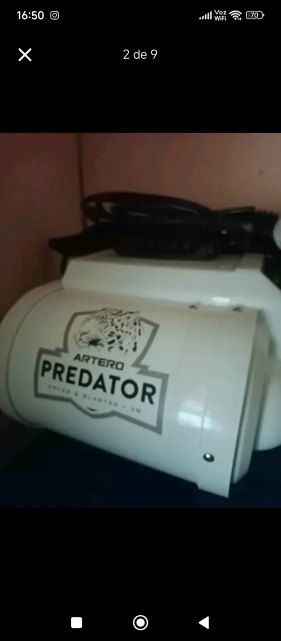 Secador profesional Artero Predator para perros - 2