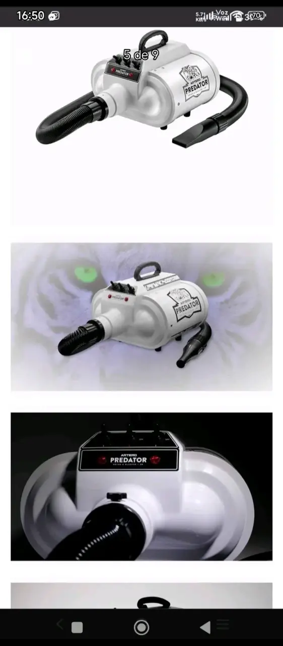 Secador profesional Artero Predator para perros - 5