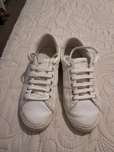 Zapatillas blancas Tommy Hilfiger para hombre - miniatura 1