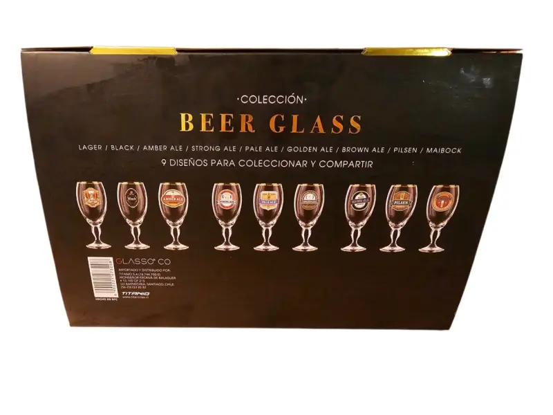 Set de 3 vasos de cerveza grandes 500 ml NUEVO - 2