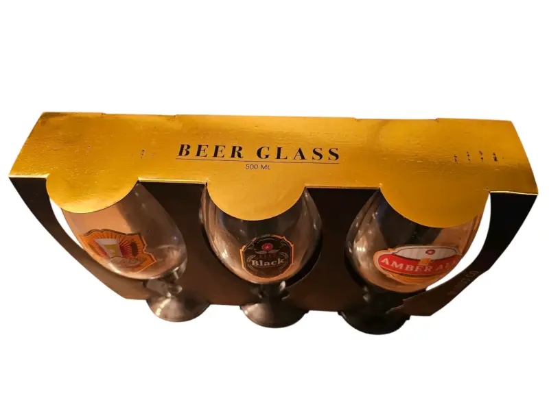 Set de 3 vasos de cerveza grandes 500 ml NUEVO - 3