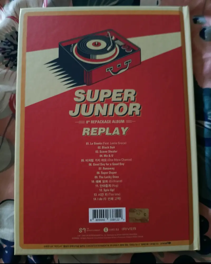 Álbum Super Junior 8th Repackage Replay - 2