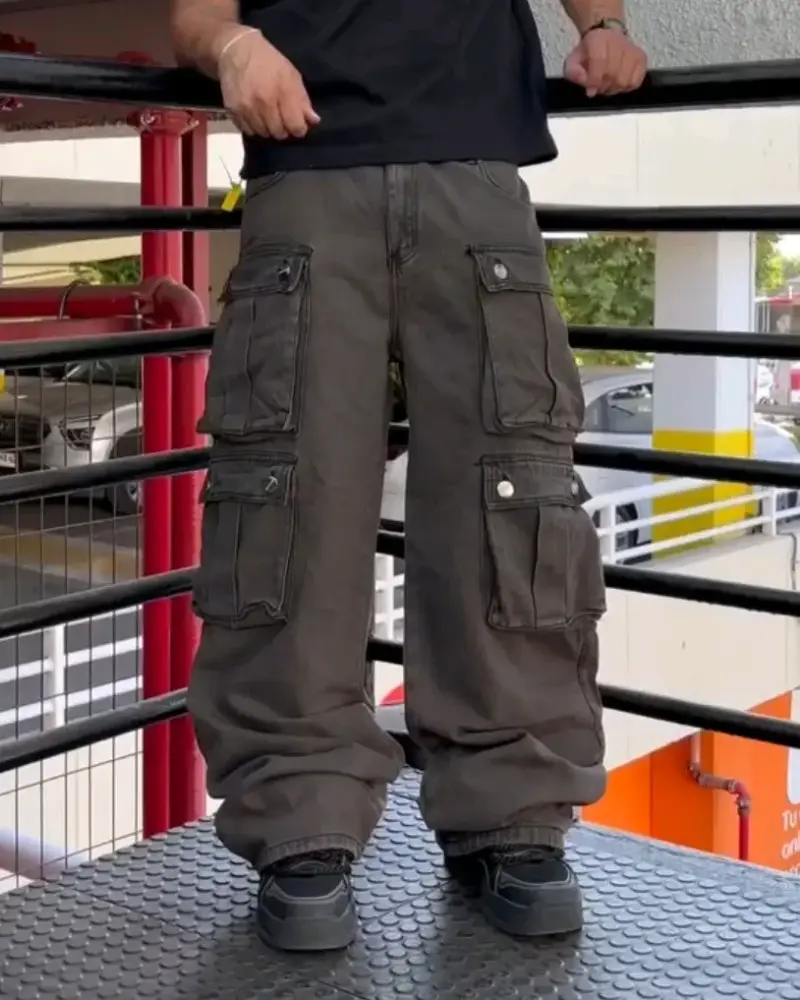 Pantalones cargo anchos Diabolo Jeans - 1
