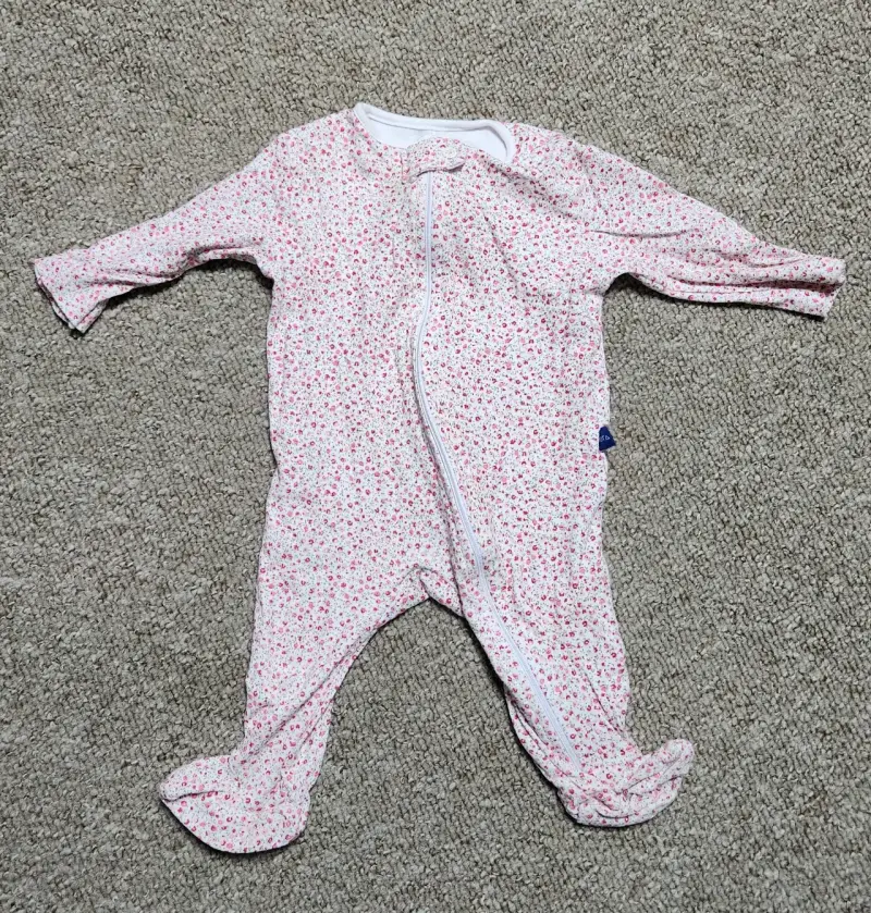 Pijamas de bebé con estampado floral - 2
