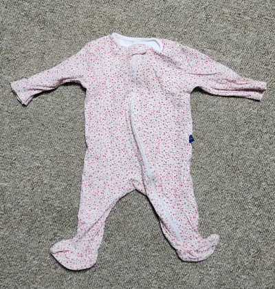 Pijamas de bebé con estampado floral - miniatura 2