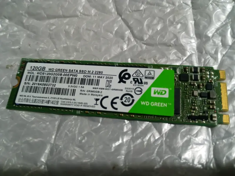 SSD M.2 120GB WD Green SATA en buen estado - 1