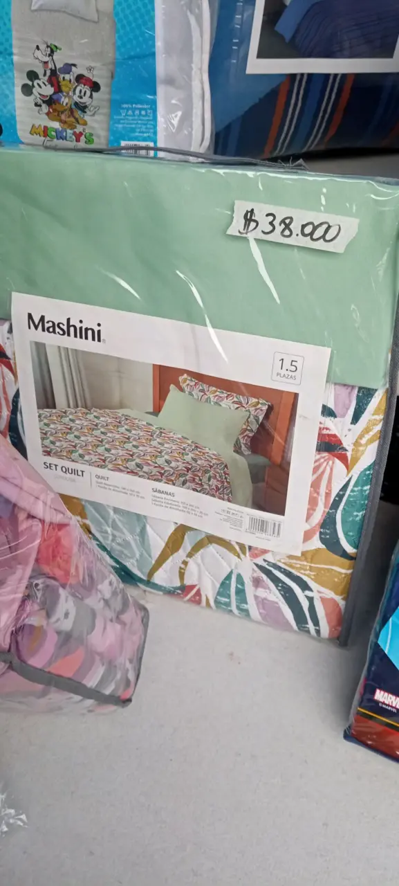 Set de Cama Mashini 1.5 Plazas Verde