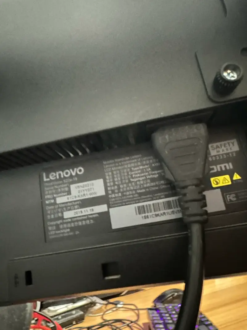 Monitor Lenovo ThinkVision S22e-19 Full HD - 4