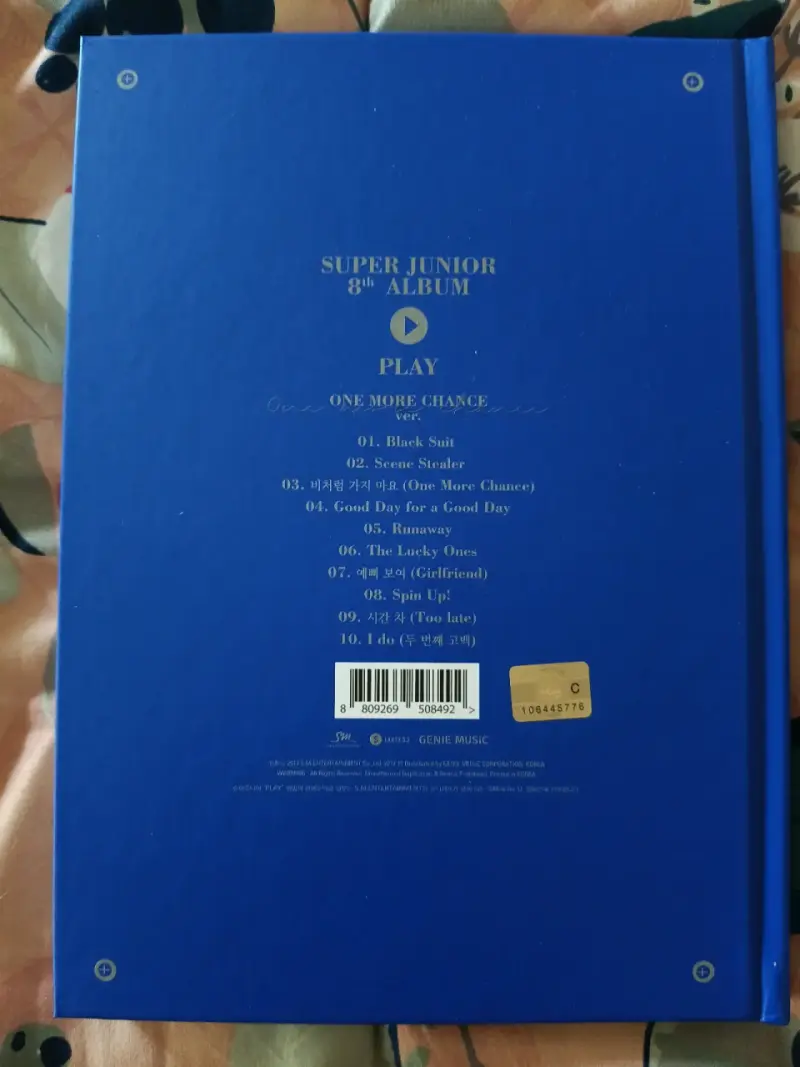 Álbum Super Junior 8th Play - 2