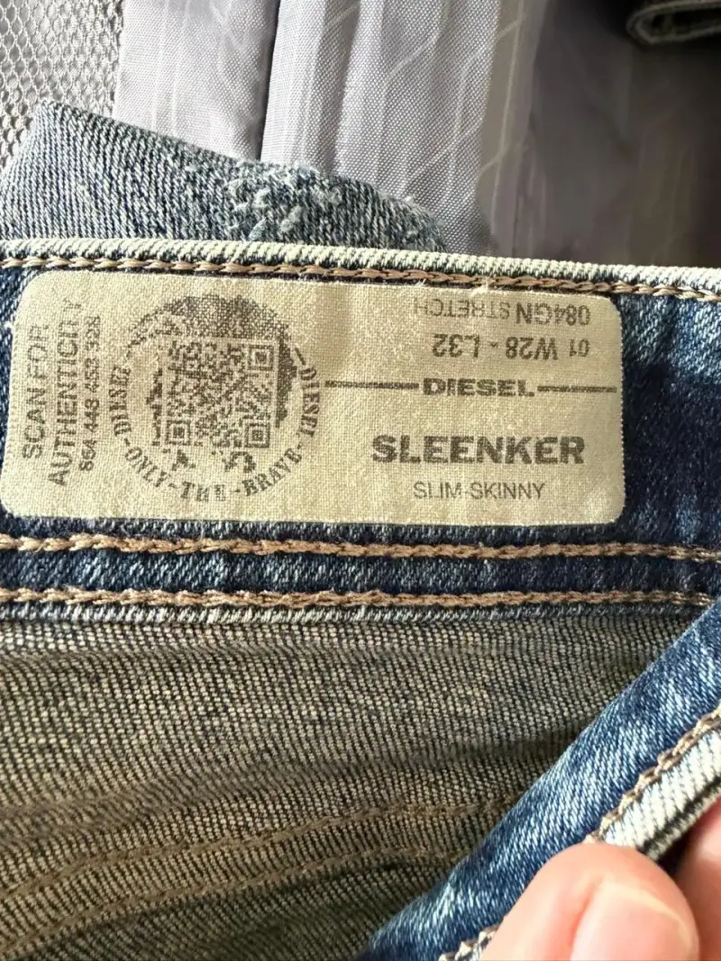 Jeans Diesel Sleenker Slim Skinny Azul - 1