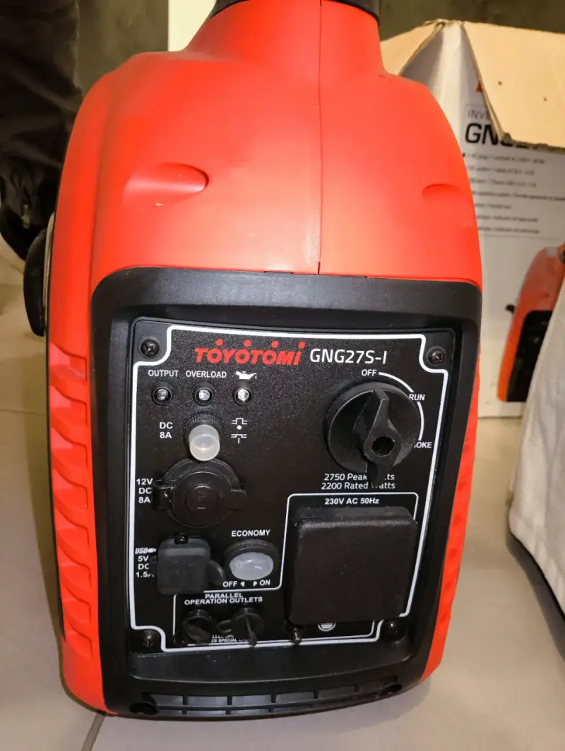 Generador onda pura Toyotomi GNG27S-I 2200W - 5