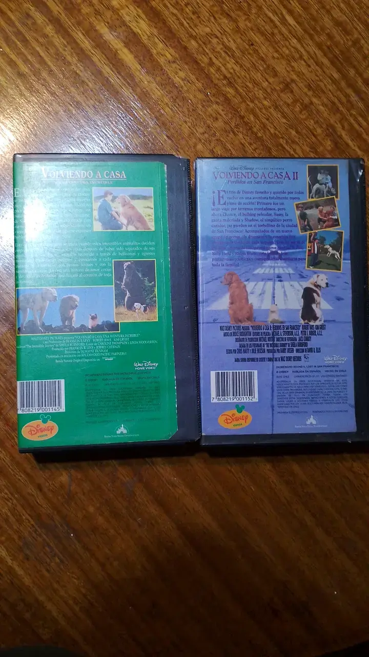 Películas VHS Volviendo a Casa I y II Disney - 4