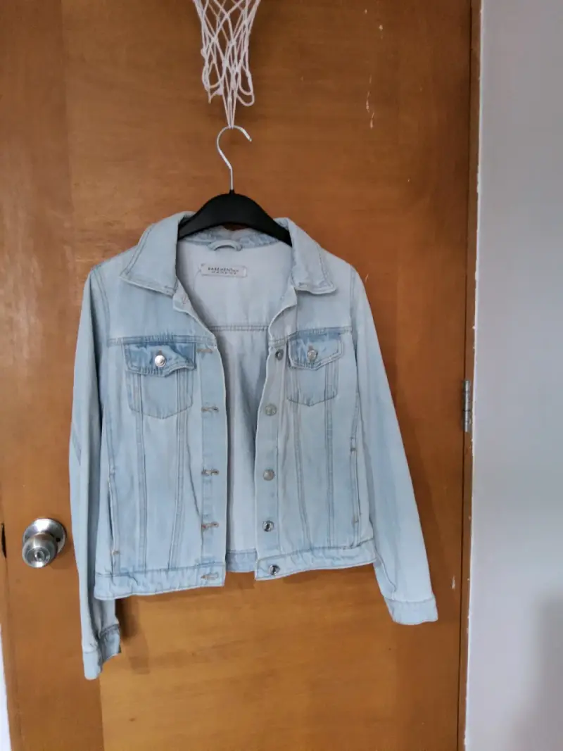 Chaqueta de mezclilla azul claro - 1