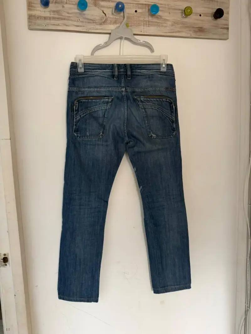 Jeans Diesel Poiak Slim Tapered Azul - 2